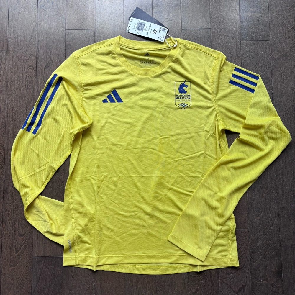 Adidas 2025 Boston Marathon Race Shirt, Women’s XS
